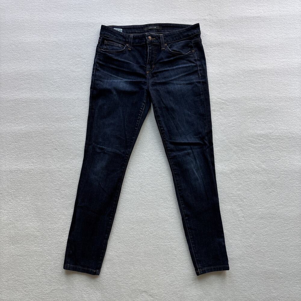 Joe's Jeans Skinny Ankle Womens 29 Dark Blue Indigo Stretch Denim Mid Rise